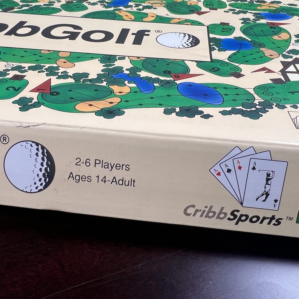 VTG  CribbGolf 1992 Board Game JK Games Complete 100% Cribbage Golf Retro Coffin - Picture 11 of 16